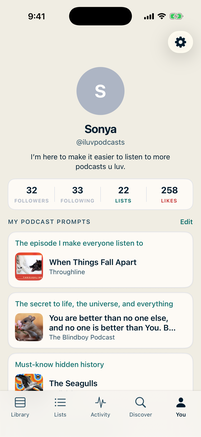 A LISTND profile